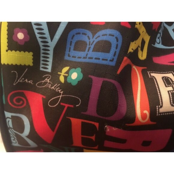 Vera Bradley Rolling From A To Vera Duffel Carry On Travel Luggage‎ Suitcase - Picture 10 of 11